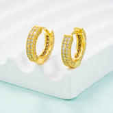 GL High Quality 925 Sterling Silver VVS Round Cut Moissanite Stud Earring